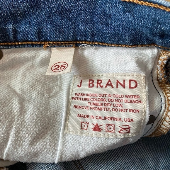 J BRAND sz 25 Star Print Blue Jeans Denim Aoki - Picture 6 of 8